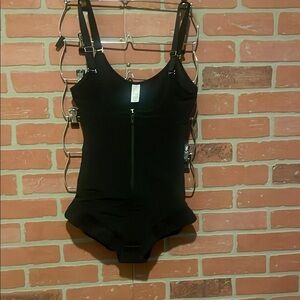 Black One-Piece Swimsuit